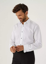 Skopes Luxury White Long Sleeved Tailored Fit Dress Shirt Collar 16.5&quot;(F... - £41.60 GBP