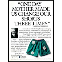 1992 Columbia Sportswear Vintage Print Ad Green Outdoor Whidbey Shorts Wall Art - $10.97