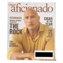 Cigar Aficionado Magazine January 2021 Exclusive Interview With THE ROCK Reviews - $8.79