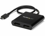 StarTech.com USB-C to Dual DisplayPort 1.2 Adapter, USB Type-C Multi-Mon... - £63.54 GBP