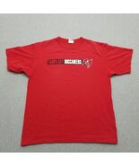 Tampa Bay Buccaneers Shirt Mens Red Large Short Sleeve Crew Neck Made In... - $24.78 CAD