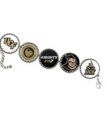 UCF University of central Florida BOTTLECAP BRACELET  handcraft nice mus... - $225.99 MXN