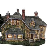 Kinkade Lamplight Hawthorne Village Spring Gate Manor 79990 2000 Vtg 9x6.5 - £32.67 GBP