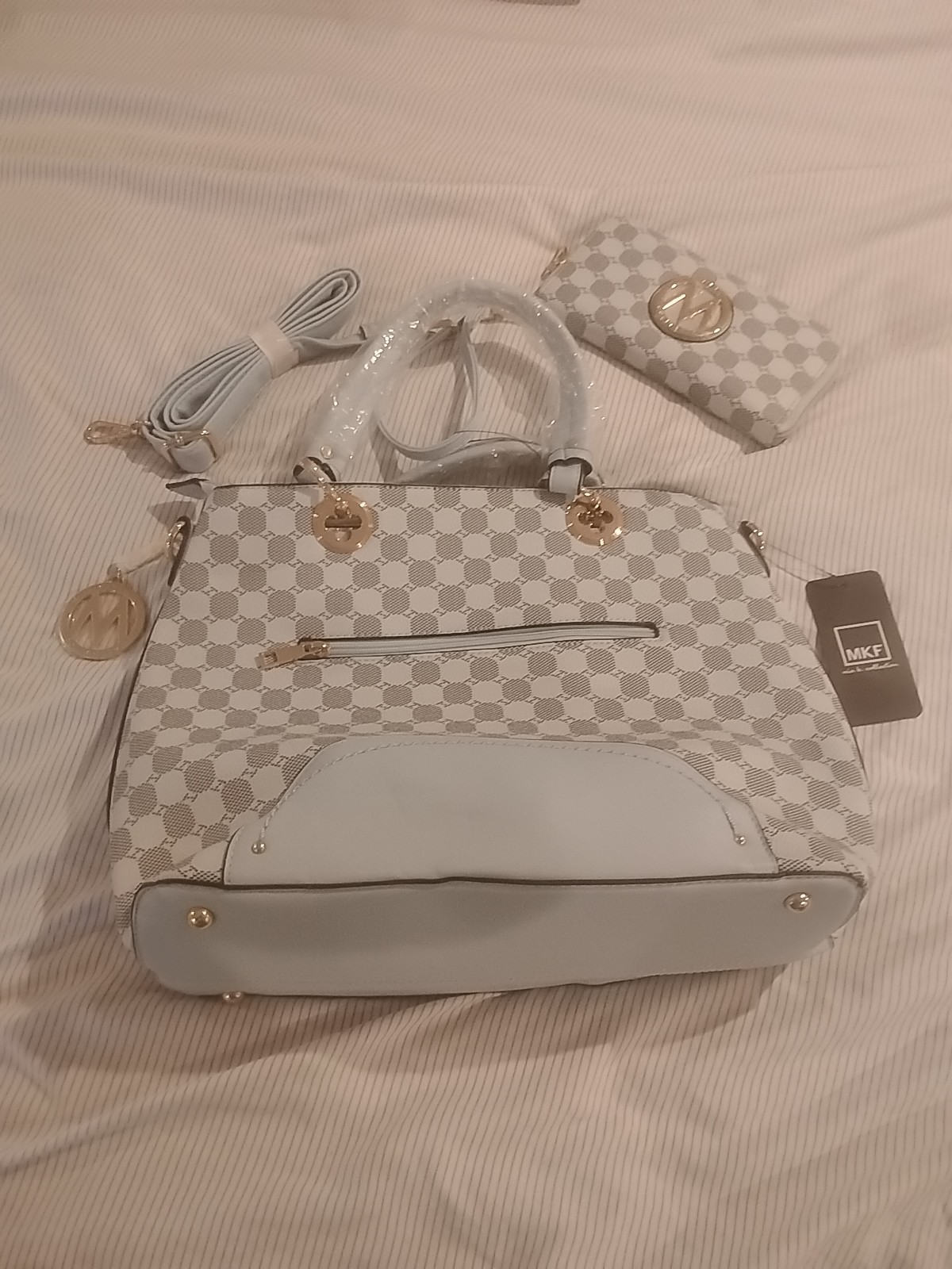 MKF Collection Merlina 2 PCS Women Tote Handbag with Wallet by Mia k - $24.99