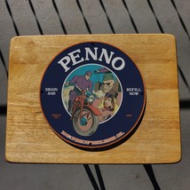 Vintage 1936 Penno 100% Pure Pennsylvania Oil Porcelain Gas &amp; Oil Pump Sign - £98.32 GBP
