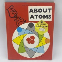 About Atoms Les Landin Hardcover 1967 VERY GOOD Kids Science Illustrated... - $14.95