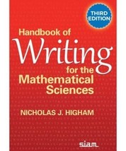 Handbook of Writing for the Mathematical Sciences [Paperback] Nicholas J... - $1,178.08 MXN