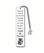 LovizoL Graduation Bookmark 2025 Silver Stainless Steel 1 Pack 1.5x5.12&quot; - $13.53 CAD