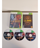L.A. Noire (Microsoft Xbox 360) GAME DISCS, CASE, MANUAL ROCKSTAR GAMES ... - £9.56 GBP