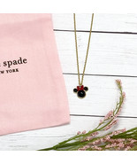 Kate Spade Minnie Mouse Mini Pendant Necklace Disney wbrue710 - $67.01 CAD
