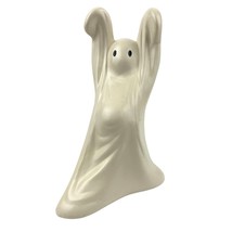 VTG 1970&#39;s Ceramic Halloween Ghost Figurine Pot Bellied 9.5&quot; Home Decor - $31.49