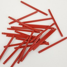 24 Micro K&#39;nex Rod 63mm Red Replacement Coaster Part Piece 509532 - £1.85 GBP