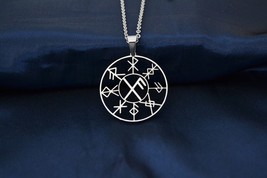 Talisman With 9 Bindrune Unite Together That Are Love, Protection, Energ... - £15.09 GBP