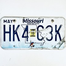 2015 United States Missouri Bluebird Passenger License Plate HK4 C3K - $18.80