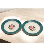 Lot of2 Homer Laughlin Century Svc Empire Green Semi Vit SAUCERS Allianc... - $11.87