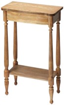Console Table Slender Legs Distressed Driftwood Oak Poplar Carved - £471.80 GBP