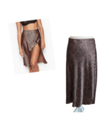 Victoria&#39;s Secret Womens Cheetah Animal Print Slip Midi Skirt Sz XL w/ S... - £35.08 GBP