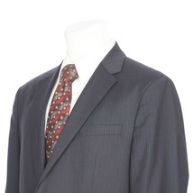 Banana Republic Charcoal Gray Pinstripe Wool 2 Button Sport Coat 42L 42 Long - £36.90 GBP