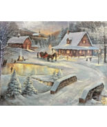 Bits And Pieces Village Pond 18&quot;×24&quot;  500 Piece Jigsaw Puzzle New/Sealed - $20.49 CAD