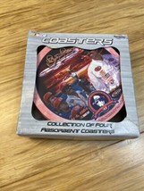 NEW NASCAR Richard Petty Absorbent Coasters #43 Auto Racing KG JD - £15.51 GBP