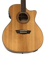 Washburn Guitar - Acoustic electric Wg7sce-a harvest grand auditorium Na... - $5,483.25 MXN