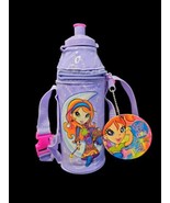 Lisa Frank Reusable Water Bottle with Insulated Bag Hippie Sparkle Moon Girl Y2K - $179.86