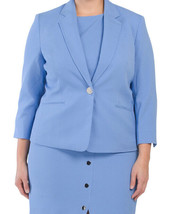 New Kasper Blue Career Jacket Sheath Dress Set Size 12 $188 - $124.77