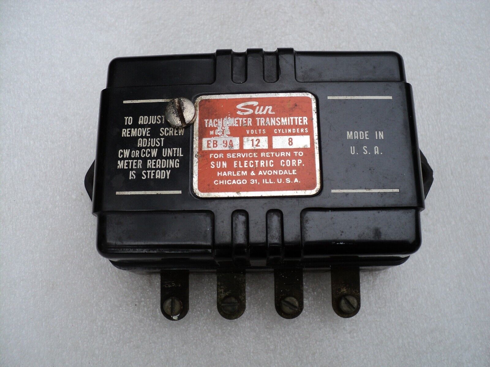 426 HEMI VINTAGE SUN TACH TACHOMETER TRANSMITTER BOX MAG MAGNETO SUPER S... - $135.00