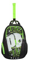 Prince Gravity Tennis Backpack Racket Bag Black Green Racquet NWT 6P895102 - £93.83 GBP