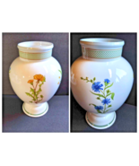 Villeroy &amp; Boch Eden Vase 9.5&quot; Dandelion Chicory Wildflowers Germany - $78.26 CAD