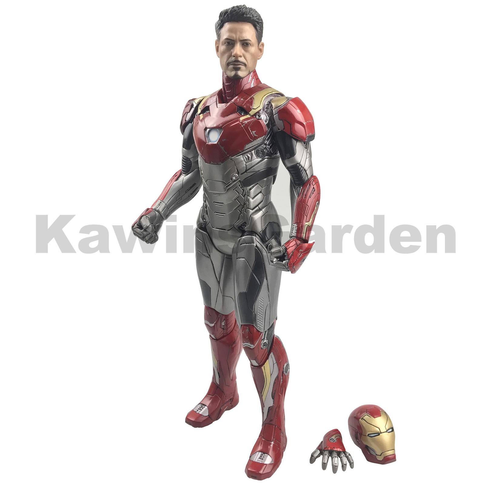 Crazy Toy 1:6 Iron Man MK 47 Statue Figure 12 Inch Avengers Ironman Tony Stark - $69.99