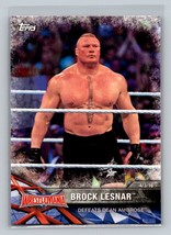 Brock Lesnar #58 2017 Topps WWE Road To Wrestlemania WWE - £1.55 GBP