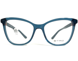 Etro Eyeglasses Frames ET2647 424 Clear Blue Cat Eye Full Rim 51-16-140 - £51.21 GBP