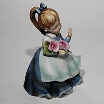 VTG Geo Lefton April Birthday Girl Figurine KW 4200 Hand Painted Japan - £15.94 GBP