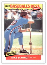 1986 Fleer Baseball&#39;s Best
  Sluggers vs. Pitchers Mike Schmidt  
  Phil... - £2.22 GBP