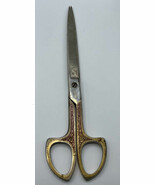 Baron Solingen Germany Scissors Red/Gold Tone 9” - $856.72 MXN