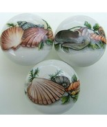 Seashell Cabinet Knobs w/ Seashells Sea Shell #2 (3) - $18.24 CAD