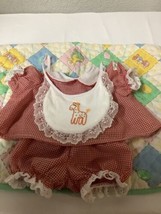 Vintage Cabbage Patch Kids Dress Bloomers &amp; Giraffe Bib KT Factory - $75.00