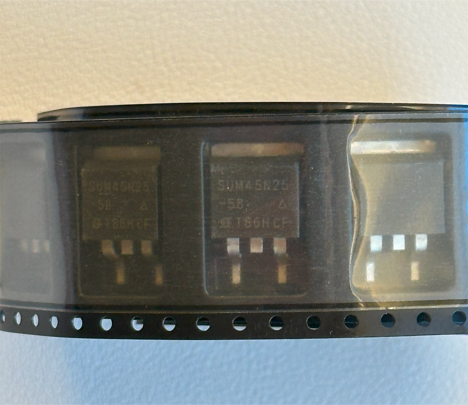 SUM45N25-58-E3 VISHAY N-Ch Power MOSFET 250V 45A 58mOhm 375W TO-263 D2PA... - $3.50