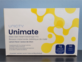Unicity Unimate Diet Instant Beverage Mix Lemon 30 Packets - New! Exp 11/2025 - £86.29 GBP