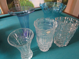 Crystal Vases Balboa Murano, Made In Poland, Royal Brierley, Bleu Flute Pick One - £44.30 GBP+
