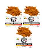 Crispy Thin Honey BBQ Gourmet Beef Jerky 3 Pack Potato Chip Thin Sweet &amp;... - $20.79