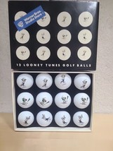Looney Tunes 12 Golf Balls Warner Bros Taz Bugs Bunny &amp; Wiley Coyote 199... - £20.37 GBP
