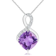 Authenticity Guarantee

ANGARA Amethyst Infinity Pendant Necklace with Diamon... - $388.55+