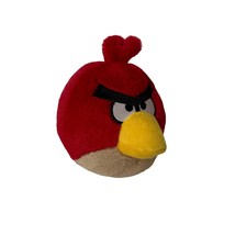 Commonwealth Toy Angry Birds Red Plush Stuffed Animal Soft  No Sound 2010 - £9.34 GBP