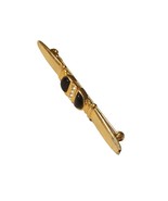 Vintage Womens Brooch Pin Gold Tone Flight Attendant 6 Stones 3 Inch Lon... - $261.54 MXN