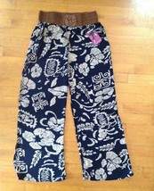 Fashion Women&#39;s Palazzo Ethnic Print Cropped Capri Pants One Size - $28.70
