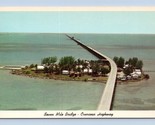 Seven Mile Bridge and Pigeon Key Florida FL UNP Chrome Postcard N5 - $2.92