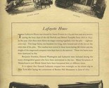 Lafayette House Menu Boston &amp; Providence Highway Foxboro Massachusetts 1... - £51.28 GBP