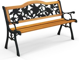 Tangkula Outdoor Garden Bench Park Bench, Patio Furniture Bench Chair, P... - £109.26 GBP